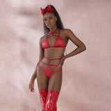 Disfraz Diabla Katia Rojo