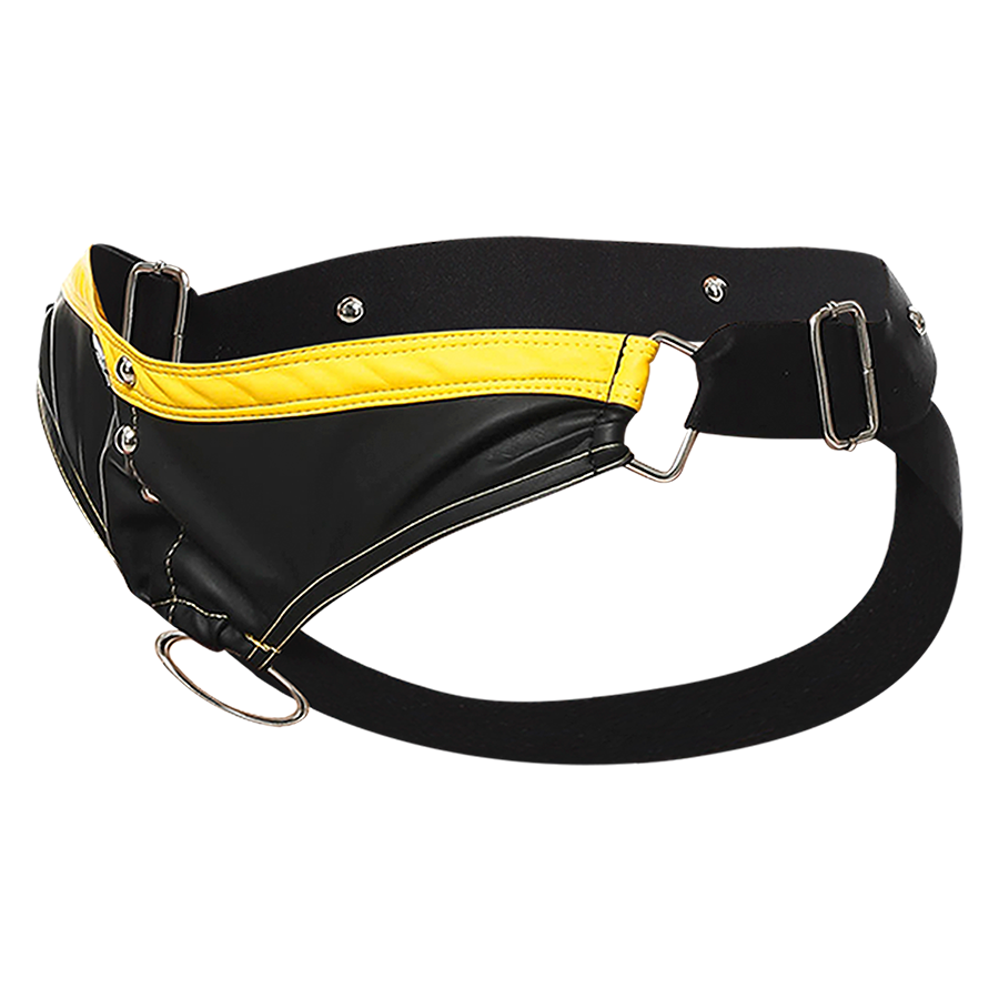 Dngeon Cockring Jockstrap By Mob Yellow